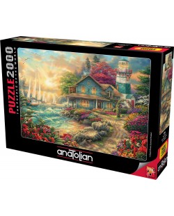 Puzzle Anatolian din 2000 piese - Răsărit de soare pe malul mării