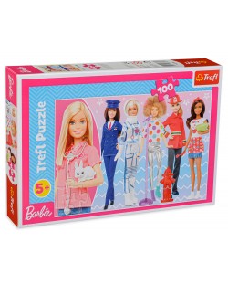 Puzzle Trefl de 100 piese - Barbie, Poti fi orice iti doresti