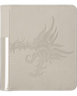 Portofoliu de cărți Dragon Shield Card Storage Folder Codex - Ashen White (80 buc.)