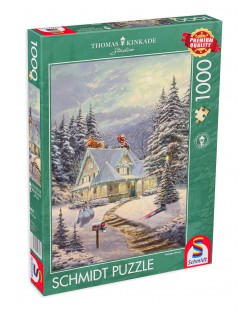 Puzzle Schmidt din 1000 de piese - Ajunul Crăciunului