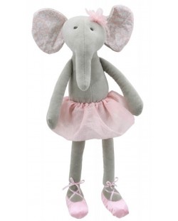Papusa din carpa The Puppet Company - Elefantel, 37 cm