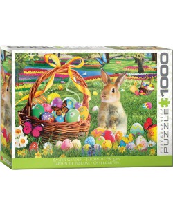 Eurographics Puzzle 1000 piese - Iepurașul de Paște