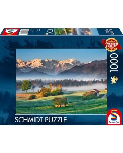 Puzzle Schmidt din 1000 de piese - Garmisch-Partenkirchen