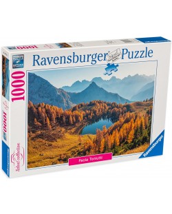 Puzzle Ravensburger 1000 de piese cu peisaj montan 