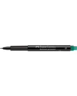 Fineliner permanent Faber-Castell Multimark - S, 0.4 mm, verde