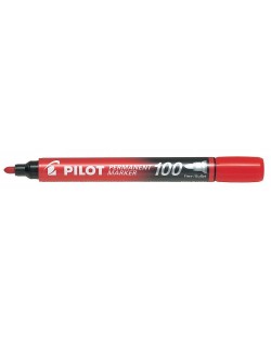 Marker permanent Pilot 100 - Rosu