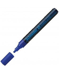 Marker permanent Schneider Maxx 270 - 3 mm, albastru\