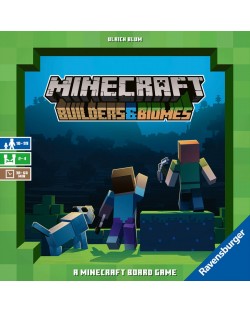 Joc de societate Minecraft: Builders & Biomes - familie
