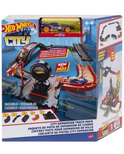 Pista Hot Wheels City - Expansion Track, cu 10 piese