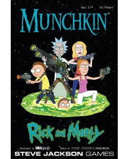 Joc de societate Munchkin Rick & Morty - de familie