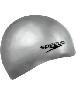 Șapcă de înot Speedo - Șapcă simplă din silicon turnat, gri