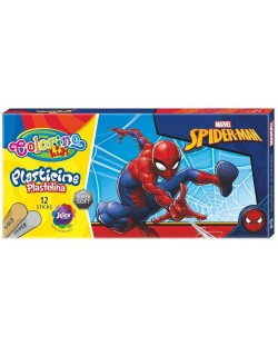 Plastelina Colorino - Marvel Spider-man, 12 culori	
