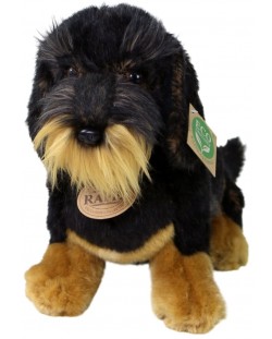 Jucărie de pluș Rappa Eco Friends - Dachshund Dog, așezat, 30 cm