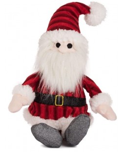 Jucărie de pluș Keel Toys - Moș Crăciun, 30 cm, roșu