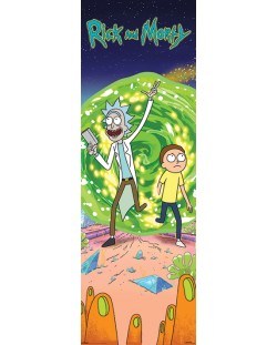 Poster pentru usa Pyramid - Rick and Morty (Portal)