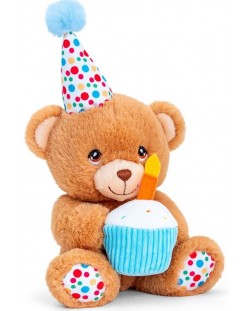 Jucărie de pluș Keel Toys - Happy Birthday, ursuleț, 15 cm