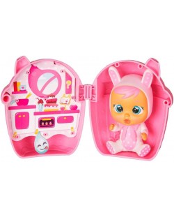 Mini papusa care plange IMC Toys Cry Babies Magic Tears S1 - Roz-deschis, sortiment