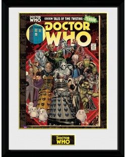 Poster înrămat GB eye Television: Doctor Who - Villains Comics