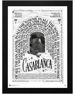 Afiș înrămat GB Eye Movies: Casablanca - Casablanca