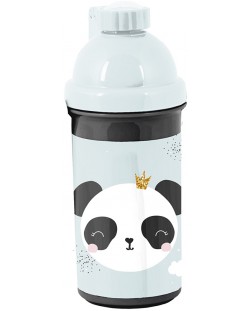 Sticlă din plastic Paso Panda - cu bretea, 500 ml