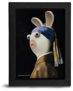 Poster cu ramă The Good Gift Games: Raving Rabbids - Girl Pearl Earring (Happy Mix)