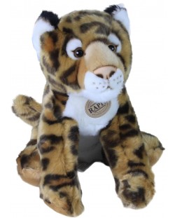 Jucărie de pluș Rappa Eco friends - Leopard, așezat, 30 cm
