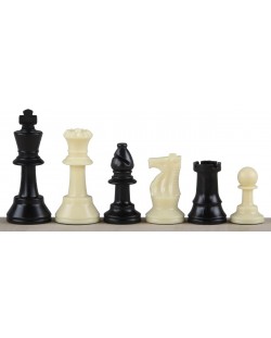 Sunrise Plastic Chess Pieces - Staunton, rege 64 mm