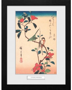 Poster cu ramă  GB eye Art: Hiroshige - Japanese White-eye and Timouse
