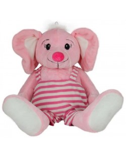 Jucărie de pluș Amek Toys - Șoricel roz, 38 cm