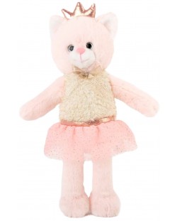 Jucărie de pluș Amek Toys - Pisoi, roz, 27 cm