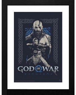 Poster cu ramă GB eye Games: God of War - Kratos and Atreus