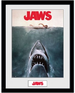 Poster cu rama ABYstyle Movies: JAWS - Key Art