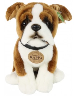 Jucărie de pluș Rappa Eco Friends - Câine Boxer așezat, 27 cm