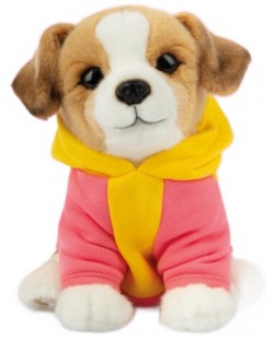 Jucărie de pluș Studio Pets - Câine Jack Russell cu fular, Jacki, 23 cm