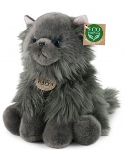 Jucărie de plus Rappa Eco Friends  - Pisică persană cu păr lung, așezată, 30 cm