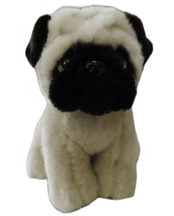 Jucarie de pluș Silky - Un câine, un pug - 18 cm
