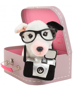 Jucărie de pluș Studio Pets - Charlie Bull Terrier, cu accesorii