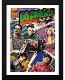 Afiș înrămat GB eye Television: The Big Bang Theory - Bazinga