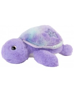 Jucărie de pluș Amek Toys - Turtle, mov, 24 cm