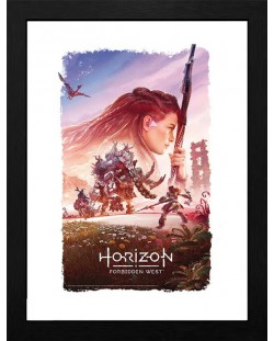 Poster cu ramă GB eye Games: Horizon Forbidden West - Key Art