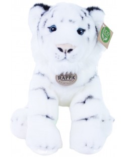 Jucărie de pluș Rappa Eco Friends - Tigru alb, în picioare, 30 cm