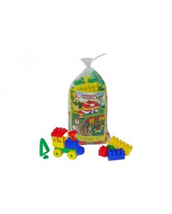Constructor Polesie Toys - Micul constructor, 66 piese 