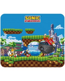 Mouse pad ABYstyle Games: Sonic The Hedgehog - Sonic, Tails & Dr. Robotnik