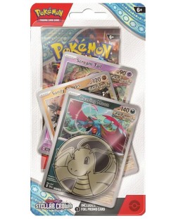 Pokemon TCG: Scarlet & Violet 7 Stellar Crown Premium Checklane Blister - Roaring Moon