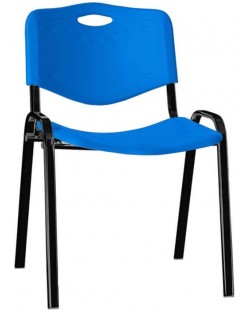 Scaun pentru vizitatori Nowy Styl Group - Iso Plastic K-31, albastru