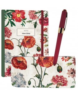 Set cadou Victoria's Journals - Poppy, 3 piese, în cutie