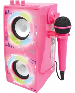 Boxa portabila Lexibook - Barbie BTP180BBZ, roz