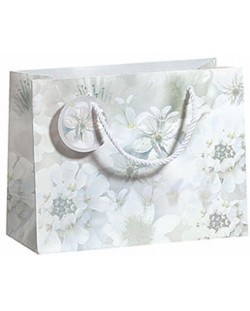 Pungă cadou Zoewie - Wedding Flower, 22.5 x 17 x 9 cm	
