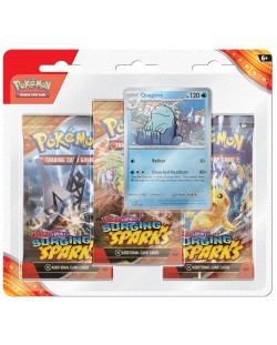 Pokemon TCG: Scarlet & Violet 8 Surging Sparks 3 Pack Blister - Quagsire