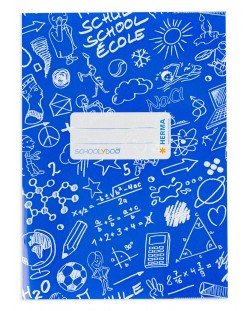 Coperta O Plus - Herma Schoolydoo, A4, albastru inchis